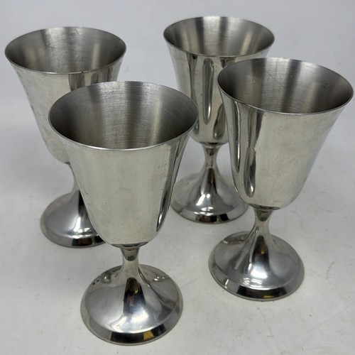 Set vintage stieff pewter - set,