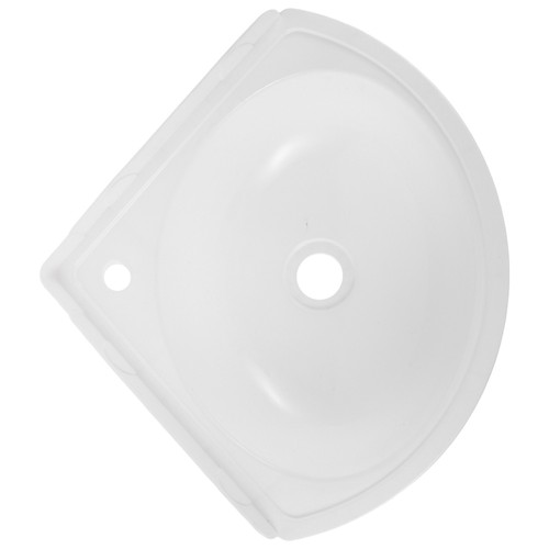 White plastic triangular wall - plastic,