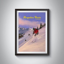 Arapahoe Basin Colorado Ski Resort Travel Poster
