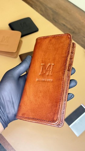 Leather wallet for men slim - leather, men,