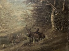 Antique Oil Painting French