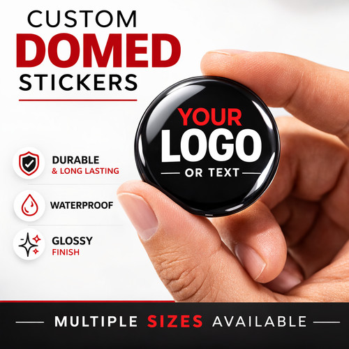 Domed gel personalised car - 3d,
