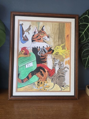 Attributed louis wain - attributed, style