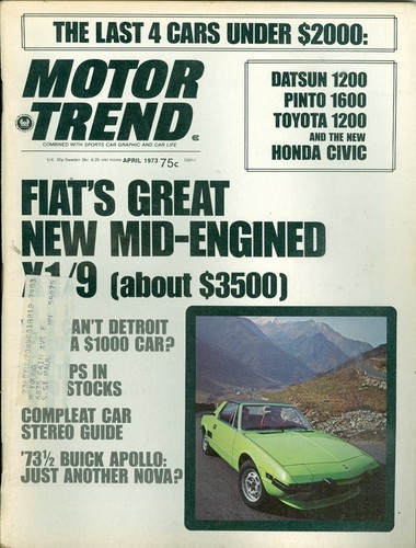 1973 motor trend magazine - 1973,