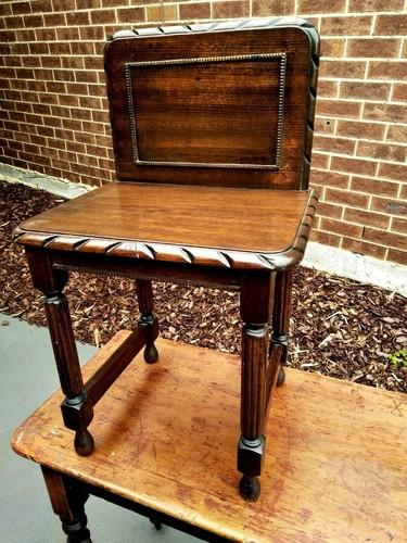 Antique childrens chair - antique, oak