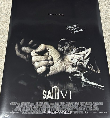 Tobin bell jigsaw - bell, autographed