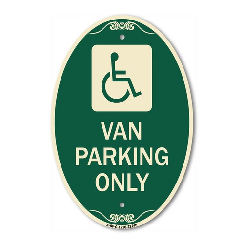 Van parking only - van,