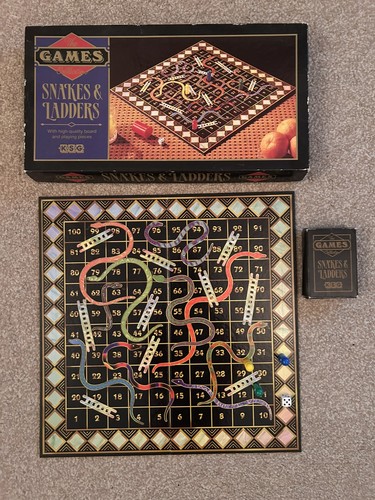 Vintage snakes ladders - &,