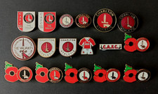 CHARLTON ATHLETIC FOOTBALL CLUB ASSORTED PIN BADGES