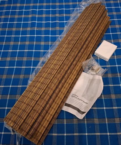 Lazblinds cordless bamboo - cordless,
