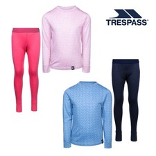 Trespass Unisex Kids Thermal Base Layer Set Long Sleeve Top & Trousers Alec
