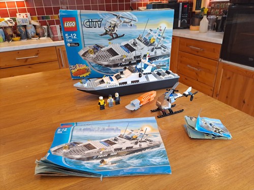 Lego city 7899 police boat - police, &