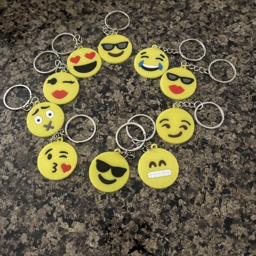 Lot emoji keychains - 10,