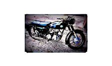 1958 Ajs 350 Bike Motorcycle A4 Photo Poster