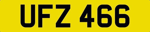 Dateless private number plate - number,