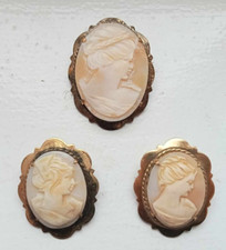 Antique 2.5M Gold Plated Cameo