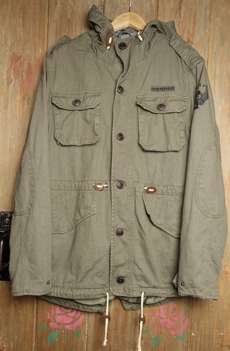 Ringspun puzzle parka mens - parka,