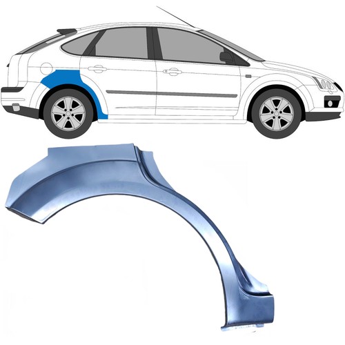 Rear wing repair panel - , for