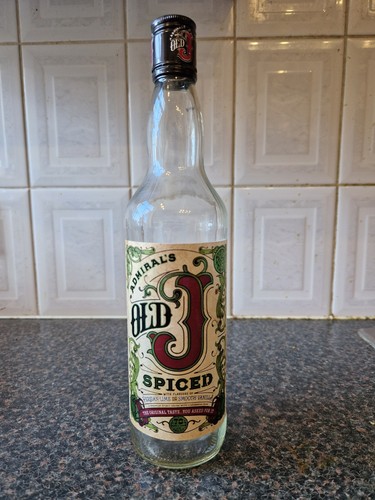 Old spiced rum empty - spiced,