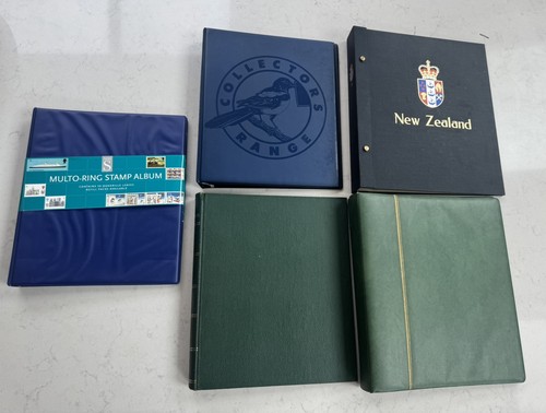 Stamp albums various - x,