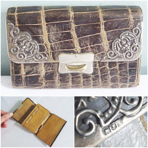 Antique coin purse edwardian - antique,