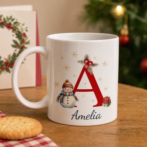 Personalised christmas mug - christmas,