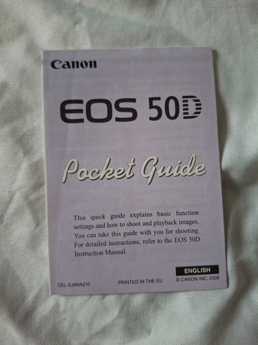 Canon eos 50d pocket - canon,