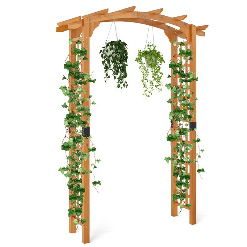 Wooden garden arch - garden,