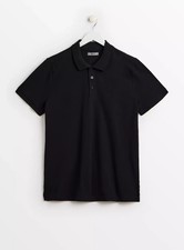 Tu Polo Shirt Black Large NEW
