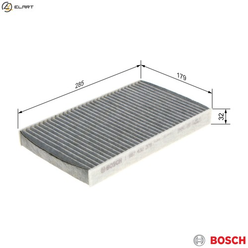 Filter cabin air - 432, 379