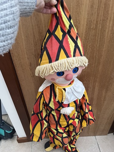 Large stuffed clown - stuffed,