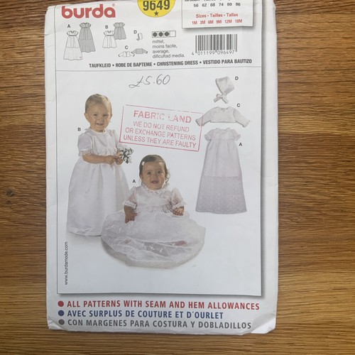 Burda 9649 sewing pattern - burda,
