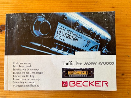 Original becker traffic pro - becker,
