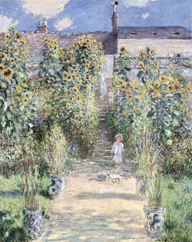 Sunflowers garden poster - sunflowers,