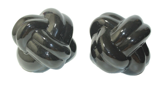 New pair set black knot - set,