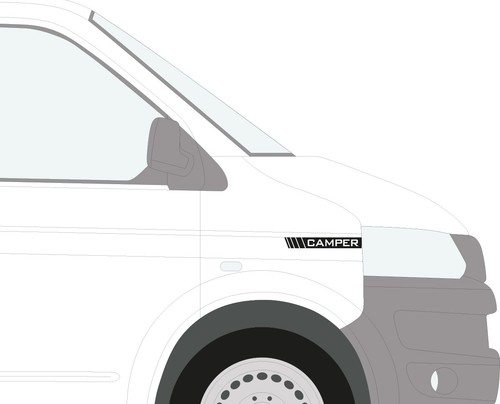 Front wing stripes decals - wing,