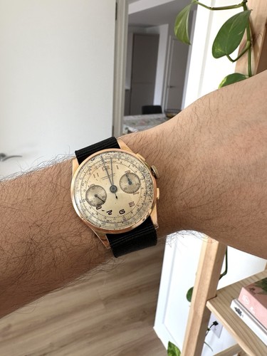 Chronograph suisse 18ct - chronograph, gold