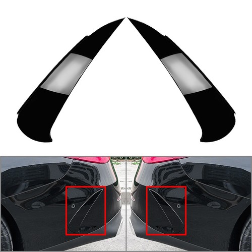 Rear bumper side - spoiler, black