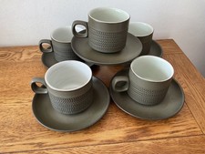 Vintage Denby Chevron Cups and