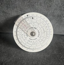 ?  Rare Pan Am Advertising Concise Ruler Circular Slide Rule No 28 Made JAPAN