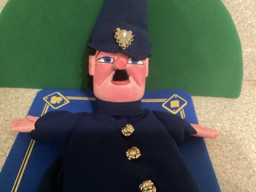 Policeman puppet for - for, the