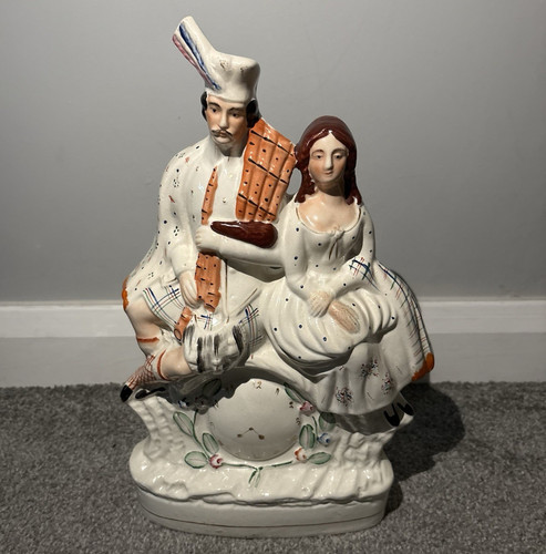 Antique staffordshire figurine - staffordshire,