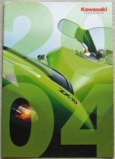 KAWASAKI Motorcycles Sales Brochure 2004 Ref E99941-1146 Ninja ZX-10R ZRX1200S