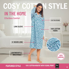 Ladies Nightdress brushed