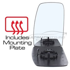 Upper Wing Mirror Glass Fits Nissan Interstar 2022-2025 Heated Passenger Side