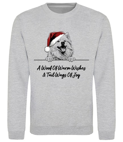 Samoyed christmas dog - samoyed,