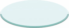 36" round Clear Tempered Glass