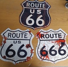 Route 66 shield. 15" x 15.5"