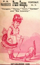 1880's P. S. Barber's Soaps