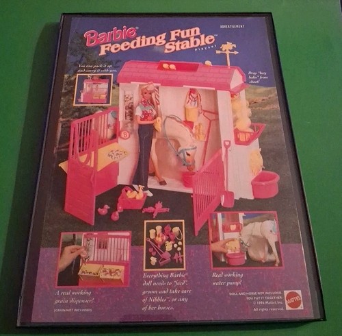 Barbie feeding fun stable - barbie,
